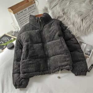 Corduroy Jacket - Charcoal